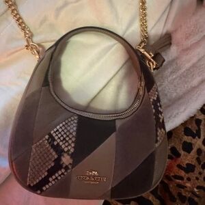 Coach Multicolor Patchwork Shoulder Bag